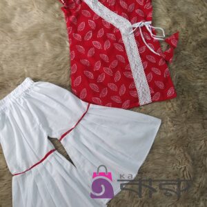 Red & White Baby Two Piece | K2P-005